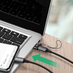 Ugreen Priključek adapter za vtičnico USB-C na USB črn