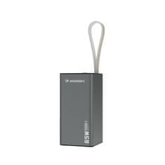 WOZINSKY Powerbank K65+ 65 W 30000 mAh 2x USB-C 1x USB-A 65 W – črn