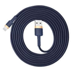 BASEUS Kabel Cafule USB-A - iPhone Lightning 2,4 A QC 3.0 1 m - modro-zlati