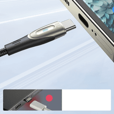 Joyroom Pioneer Series USB-A - USB-C 100 W 1,2 m črn