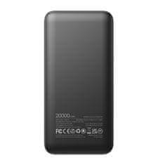 Joyroom Powerbank JR-PBF14 20000mAh 2,4A 2x USB-A 1x USB-C - črn