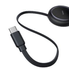BASEUS Zvit kabel USB-C - 2 x USB-C Bright Mirror Series 100 W 1 m - črn