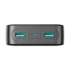 Joyroom Powerbank JR-PBF14 20000mAh 2,4A 2x USB-A 1x USB-C - črn