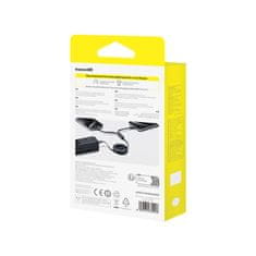 BASEUS Zvit kabel USB-C - 2 x USB-C Bright Mirror Series 100 W 1 m - črn