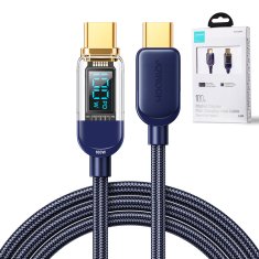 Joyroom USB-C kabel za hitro polnjenje in prenos podatkov 100 W, 1,2 m, modra