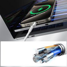 Joyroom Kabel Cutting-Edge Series 60W USB-C - USB-C 1,2 m - siv