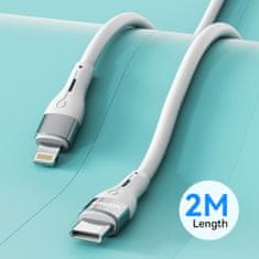 WOZINSKY Kabel za iPhone USB-C - Lightning PD 27W 2m bel