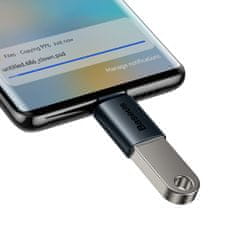 BASEUS Priključek adapter iz USB-C na USB-A Ingenuity Series modri