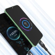 DUDAO 2v1 Kabel L3F za polnjenje 2 telefonov USB-C - 2x USB-C 100 W 1,2 m - črn