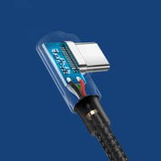 Ugreen Kotni kabel v opletu USB - USB-C Quick Charge 3.0 0,5 m siv