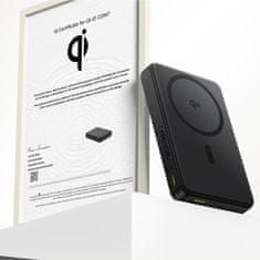 BASEUS Powerbank Airpow II 10000mAh Qi2 MagSafe 22,5W s kablom USB-C 20V 3A 30cm - črn