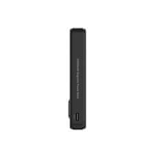 WOZINSKY Magnetni powerbank Qi2 10000 mAh s podstavkom USB-A USB-C 22,5 W PD – črn