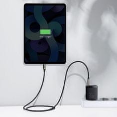 BASEUS Kompaktni hitri omrežni polnilnik 2x USB USB-C 30 W 3 A PD QC črn