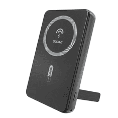 DUDAO Powerbank K14S+ 10000mAh s stojalom 20W USB-A / USB-C / MagSafe - črn