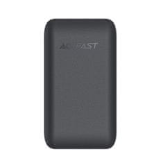 AceFast Ploščati omrežni polnilnik 65 W GaN 2 USB-C USB-A ultra tanek – črn