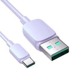 Joyroom Kabel USB-A - USB-C 3A 1,2 m, vijoličen