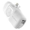 WOZINSKY Mini powerbank 5000mAh 15W iPhone Lightning in polnilnik za Apple Watch - bel