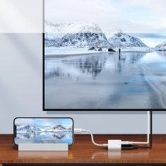 Joyroom Adapter za pretvorbo iz iPhone Lightning na HDMI FullHD + Lightning bel