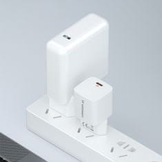 WOZINSKY Mrežni polnilnik 100-240 V PD USB-C 20 W, bel