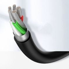 Ugreen Kabel USB-C na USB-A Quick Charge 3.0 3A 0,25 m črn
