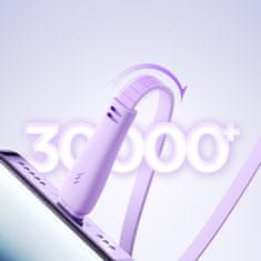Joyroom 3v1 Zvit kabel Colorful Series USB-A na USB-C / iPhone Lightning / microUSB 1 m vijoličen