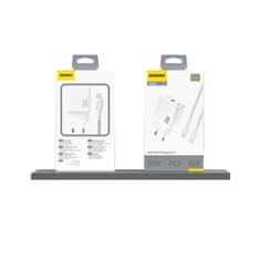 DUDAO Mrežni polnilnik PD20W GaN USB-C - bel