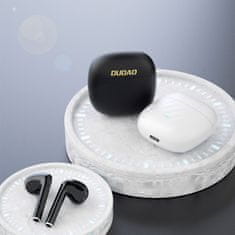 DUDAO Brezžične ušesne slušalke TWS Bluetooth 5.3 – črne