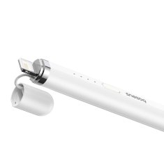 BASEUS Stylus pisalo za iPad z aktivno zamenljivo konico Smooth Writing 2 + kabel USB-A bel