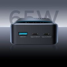 Joyroom Digitalni powerbank 30000 mAH 65 W 3 A USB USB-C črn