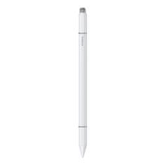 BASEUS 3v1 Pasivni pisalo Smooth Writing III - magnetna različica - bela
