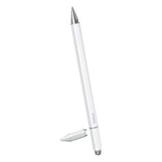 BASEUS 3v1 Pasivni pisalo Smooth Writing III - magnetna različica - bela