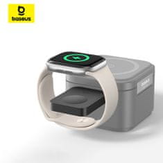 BASEUS Indukcijski magnetni polnilnik za Apple Watch MagPro 2,5 W – črn