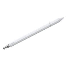 BASEUS 3v1 Pasivni pisalo Smooth Writing III - magnetna različica - bela