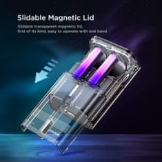 Joyroom Brezžične slušalke TWS IceLens Series z LED lučkami, črne