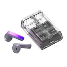 Joyroom Brezžične slušalke TWS IceLens Series z LED lučkami, črne