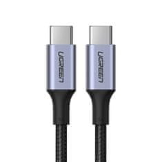 Ugreen Kabel przewód w opocie USB-C - USB-C PD QC FCP 100W 5A 480Mb/s 1.5m - szary