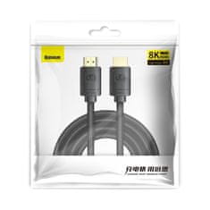 BASEUS HDMI kabel 2.1 8K 60 Hz eARC QMS Dynamic HDR VRR ALLM 3 m črn