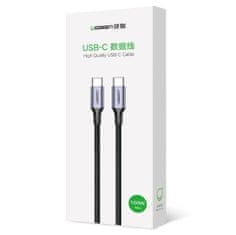 Ugreen Kabel przewód w opocie USB-C - USB-C PD QC FCP 100W 5A 480Mb/s 1.5m - szary