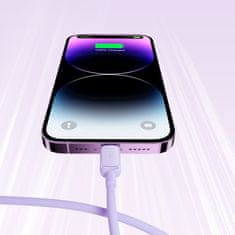 Joyroom Kabel za iPhone USB-A - Lightning 2,4 A 1,2 m vijoličen