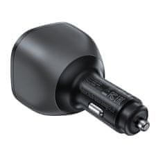 AceFast Avtomobilski polnilnik B14 165 W 2x USB-C 1x USB-A – črn