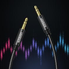 Ugreen AUX avdio kabel, enostavni mini jack vtič 3,5 mm, 1 m, črn