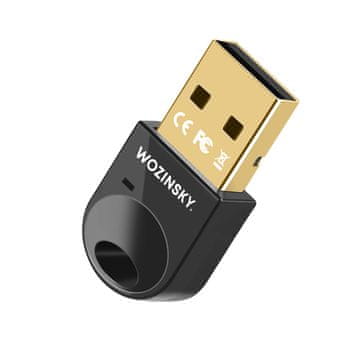 WOZINSKY Mini adapter za sprejemnik Bluetooth 5.4 USB-A za računalnik - črn