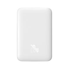 BASEUS Mini powerbank 10000mAh z indukcijskim polnjenjem MagSafe PD 20W bela