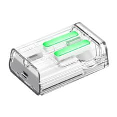 Joyroom Brezžične slušalke TWS IceLens Series z belimi LED lučkami