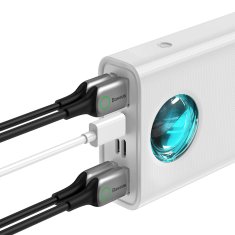 BASEUS Amblight powerbank 65 W 30000 mAh Overseas Edition bela