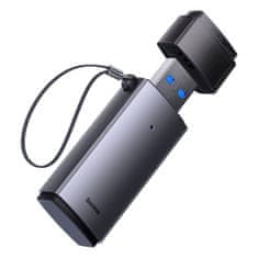 BASEUS Adapter za čitalnik kart SD/TF USB Lite Series siv