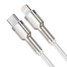 BASEUS Kabel za iPhone USB-C - Lightning Series Metal Data 20W PD 2m - bel