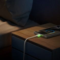 Joyroom Kabel USB-A - USB-C z fluorescenčnim koncem 1,2 m - bež