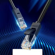 Ugreen Mrežni kabel patchcord internetni LAN U/UTP Cat. 6 1000 Mb/s 15 m črn