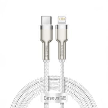 BASEUS Kabel Cafule Series Metal Data USB-C - iPhone Lightning 20W PD 1m - bel